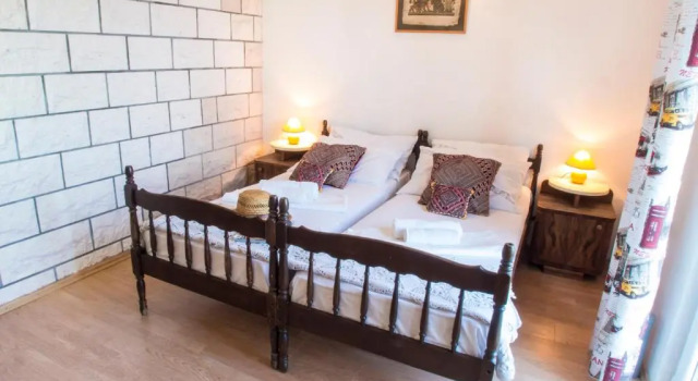 Апартаменты c 1 комнатой с балконом и с видом на море Villa Marin