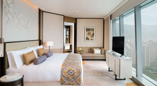 Двухместный люкс Grand Deluxe Meixi Lake Hotel, a Luxury Collection Hotel by Marriott, Changsha