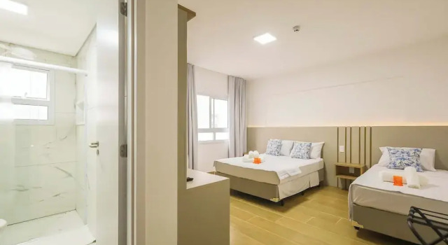 Трёхместный номер Deluxe с видом на город Tri Hotel Praia Grande