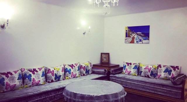 Apartment With 2 Bedrooms in Fnideq, With Furnished Garden Near the Beach, Rezerwuj Apartament Hotele w Tanger-Tetouan z parkingiem, Parking