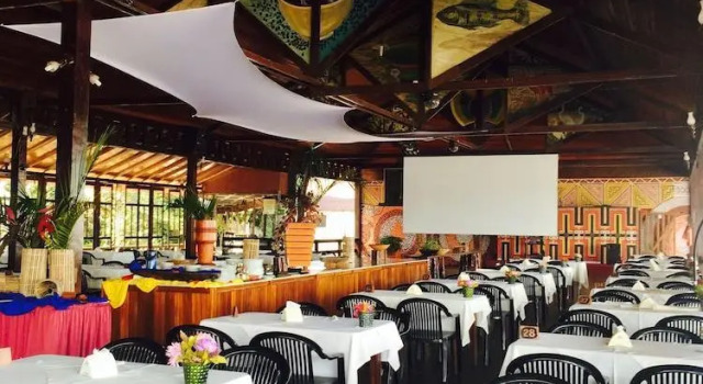 Кровать в общем номере Hotel Amazônico