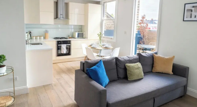 Апартаменты Brixton/2bed Flat/privateterrace/tv/wifi