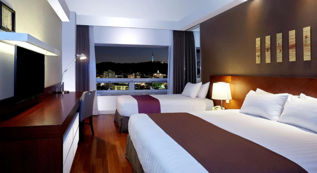 Трёхместный семейный номер Standard Hotel Kukdo