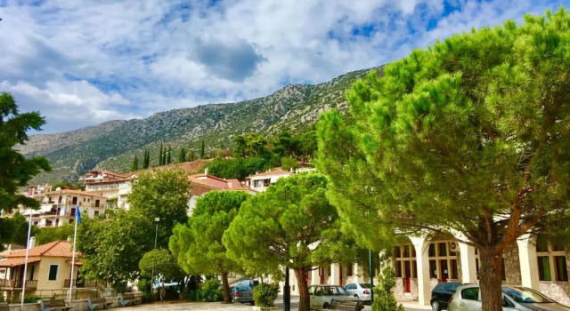 Апартаменты Delphi celebrity v i p the navel of the Earth, CENTER-DELPHI-penthouse galaxy&sky panoramic view, harmony&YOGA