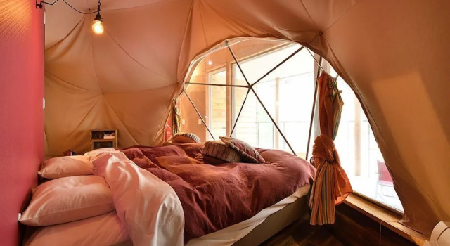 Onsen Glamping Shima Blue, Boek Camping Shima Gunma