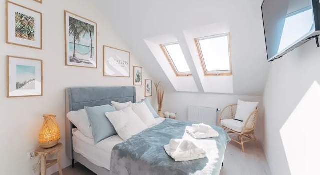 Апартаменты Comfort Comfortable 2-room apartment only 450m from the beach, Grzybowo