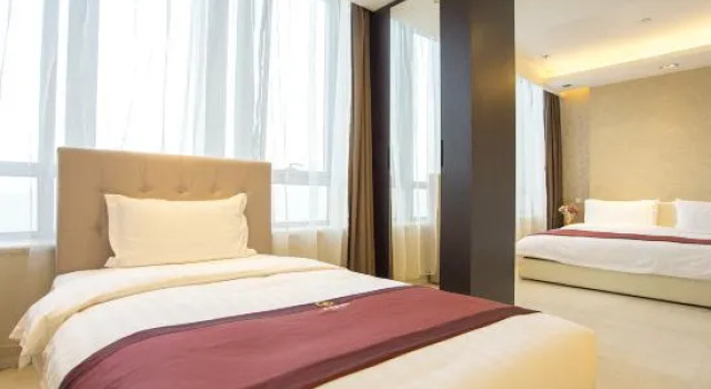 Люкс Deluxe Yuju Service Apartment (Beijing Yansha Xiaoyunli No. 8 Branch)