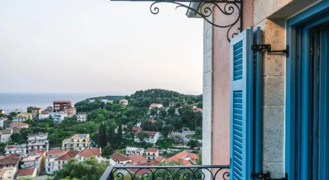 Двухместный номер Deluxe с балконом Elysium Living Parga