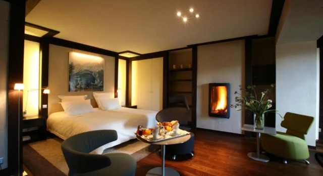 Двухместный номер Deluxe Le Hameau Albert 1er - Relais & Châteaux