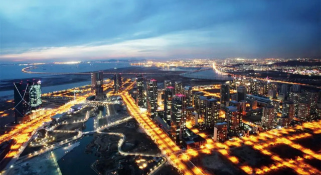 Четырёхместный номер Standard с видом на город Sheraton Grand Incheon Hotel