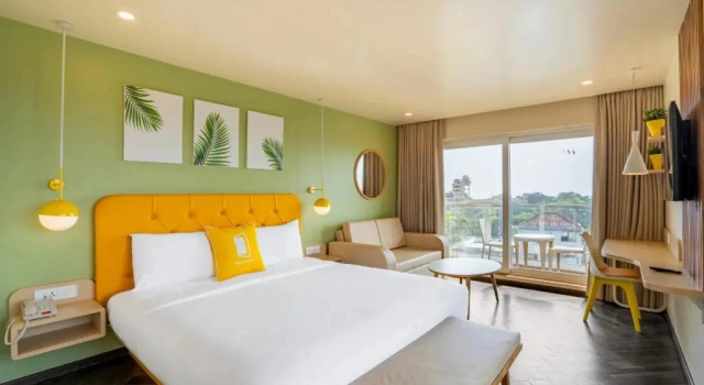 Двухместный люкс с видом на море Bloom Hotel - Dona Paula