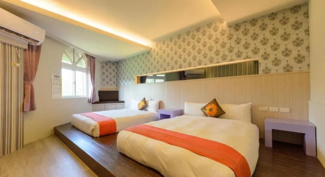 Четырёхместный номер Standard с видом на горы Nan Tian Hai homestay