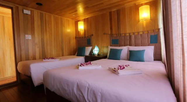Трёхместный номер Deluxe Secret Halong Cruise