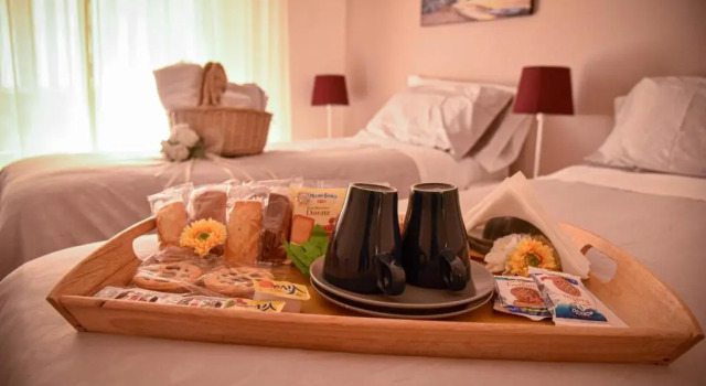 Двухместный номер Deluxe с балконом и с видом на море A Casa dei Bruno B&B