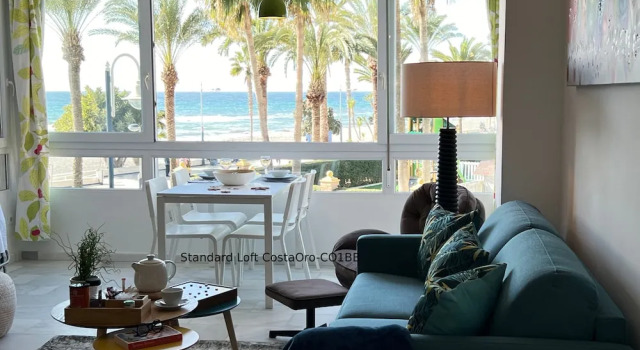 Apart 1 Bed CostaOro-CO1BA DELUXE Seafront ó Loft-Studio CostaOro-CO1BB STANDARD, Réserver Hôtel Hôtels SPA à Torrox, SPA