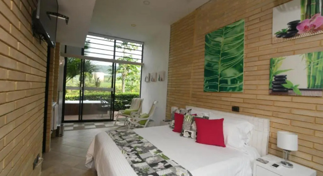 Люкс с видом на сад Hotel Casa Ambrosia