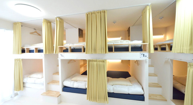Кровать в общем номере (женский номер) ゲストハウス岐阜羽島心音 Guest House Gifuhashima COCONE