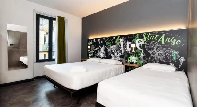 Трёхместный номер Spice Hotel Milano