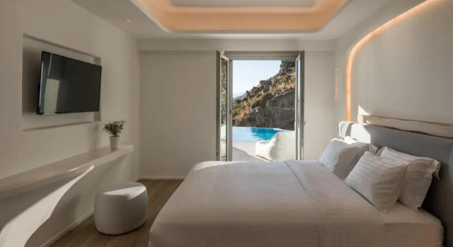 Люкс с видом на море Arocaria Mykonos