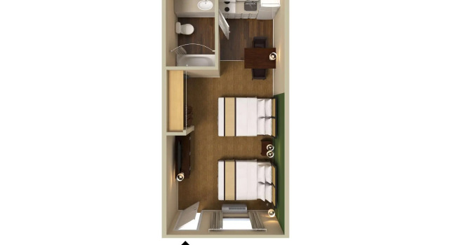 Четырёхместная студия Extended Stay America Suites - Seattle - Southcenter