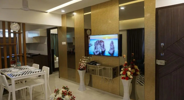2BR Mumbai theme service apartment for staycation by FLORA STAYS