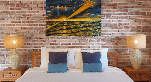 Deluxe Doppel Zimmer mit Poolblick Spaces Bali Unique Boutique Hotel