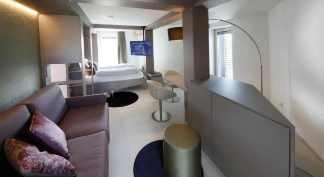 Двухместный номер Standard с балконом aquaTurm Hotel Plus Energie