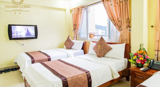 Трёхместный номер Deluxe с видом на океан Thanh Cong 2 Hotel