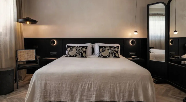 Люкс Deluxe с видом на горы Abella Suites Embonas