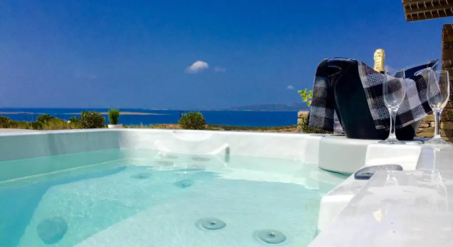 Вилла c 1 комнатой с видом на море Paros Afrodite Luxury Villas