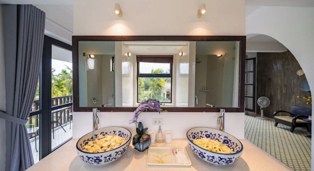 Двухместный номер Standard с балконом Nghé Garden Resort Hội An