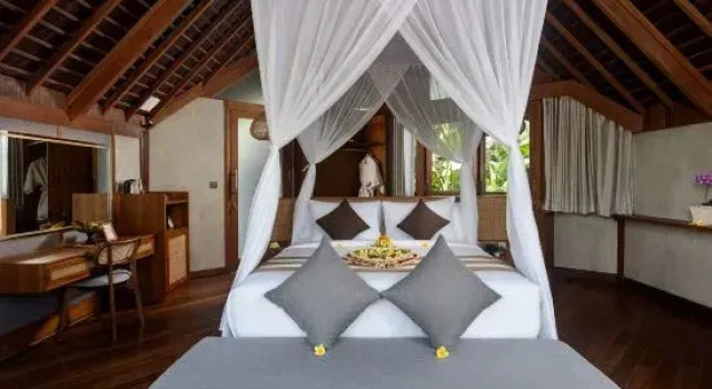 Двухместная вилла Deluxe The Pulu Villas by GenuineHost