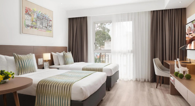 Двухместная студия Deluxe T-Ritz Saigon Hotel & Apartment