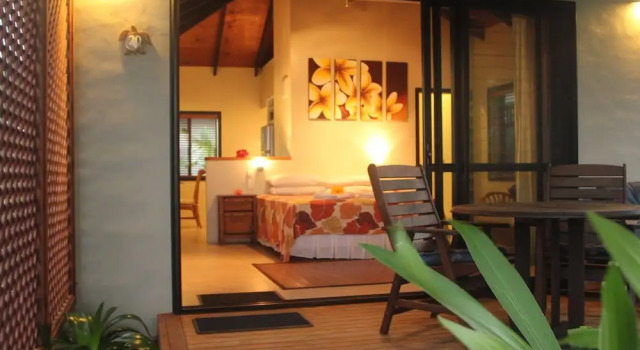 Villa a kertre néző kilátással és erkéllyel Muri Beach Resort