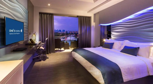 Двухместный номер with Marina View ONE15 Marina Hotel Sentosa Cove