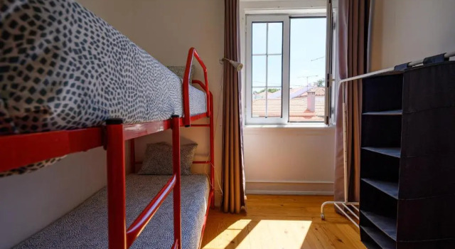 Четырёхместный номер Standard Terrace Lisbon Hostel