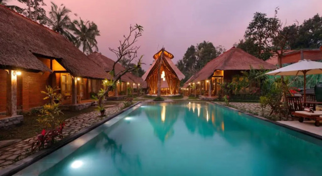 Двухместный номер Deluxe De Umah Bali Eco Tradi Home