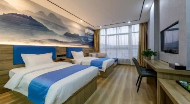 Двухместный люкс Deluxe GreenTree Alliance Hotel Wuxi Jiangyin High-Tech Zone Shanguan Town Longding Road