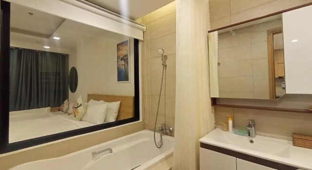 Апартаменты c 1 комнатой FLC SEA TOWER 2 giường đôi giá rẻ cho gia đình, nhóm bạn 4 người