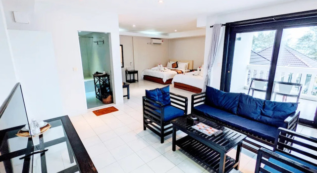 Семейный номер Standard с балконом и с видом на море Mary Beach Hotel & Resort
