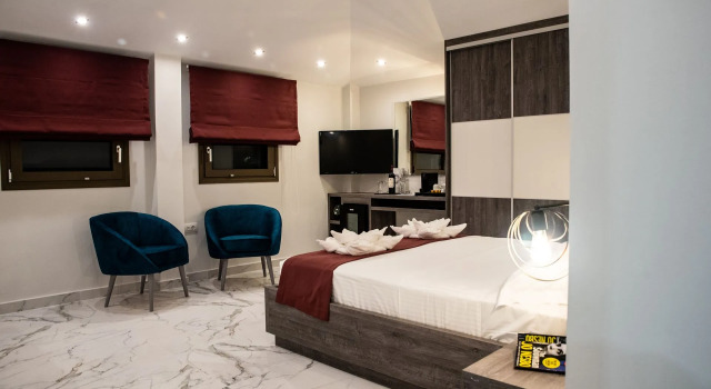 Четырёхместный номер Мансарда Lagaria Hotel
