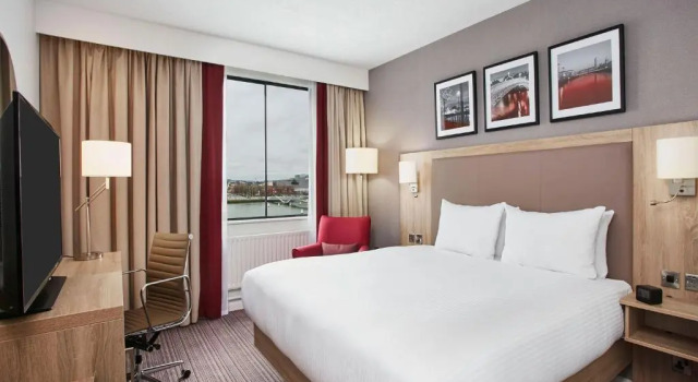 Двухместный номер с видом на реку Hilton Garden Inn Dublin City Centre