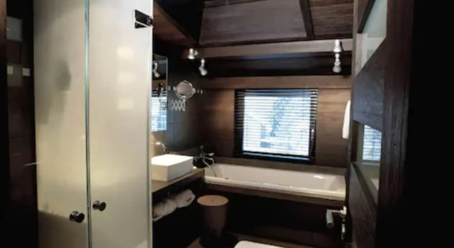 Двухместный номер Deluxe с балконом и с видом на горы Le Hameau Albert 1er - Relais & Châteaux