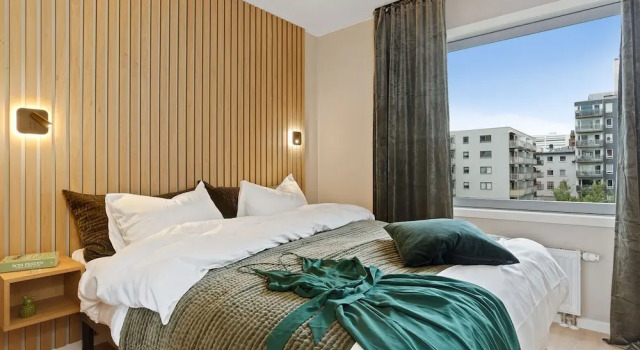 Апартаменты Superior с 3 комнатами с балконом BJØRVIKA APARTMENTS, Teaterplassen, Oslo city center
