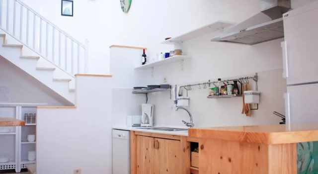 Кровать в общем номере HiTide Hostel
