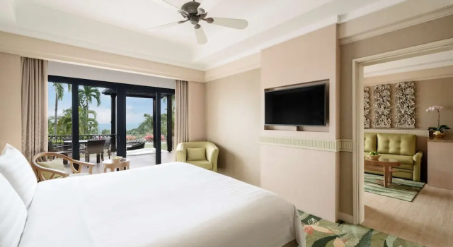 Двухместный люкс Deluxe с видом на море Shangri-La Rasa Sentosa, Singapore