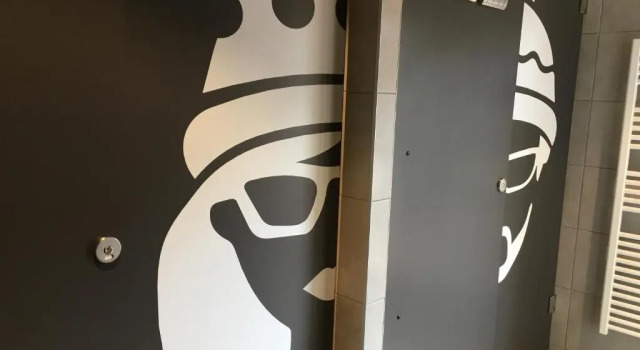 Кровать в общем номере Moontain Hostel