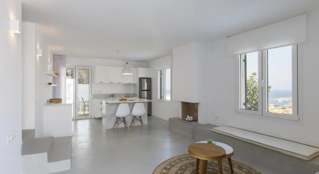 Minimal Apartment with a swimming pool and sea view in Koundouros, Prenota Appartamento Hotel a Kea con piscina, Piscina