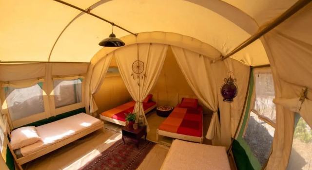 Кровать в общем номере Progress Outdoor Surf Hostel