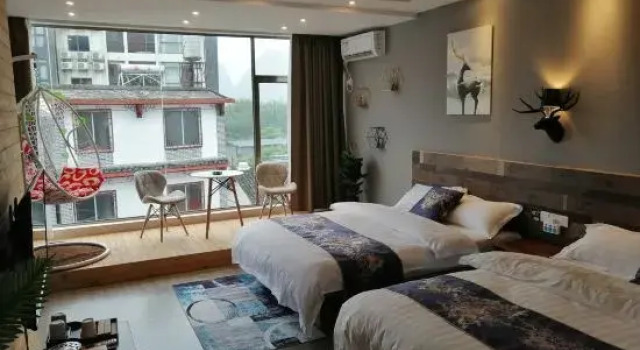 Shanshui Qiyuan Boutique Hostel, Rezerwuj Hostel Hotele w Yangshuo z parkingiem, Parking